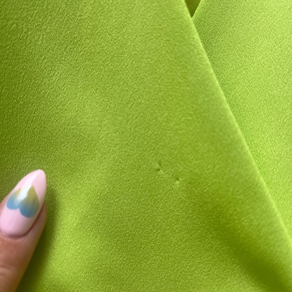 Chic Lime Ruffle Mini Dress - Picture 6 of 6